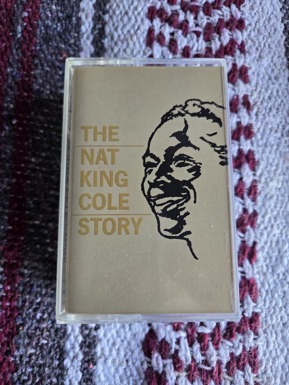 The Nat King Cole Story Cassette - Gold & Black Artwork